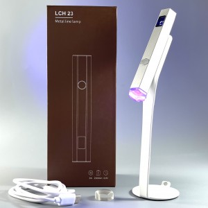 NAILSOFTHEDAY Metal line lamp - металевий ліхтарик з підставкою для верхніх/нижніх форм та нігтів